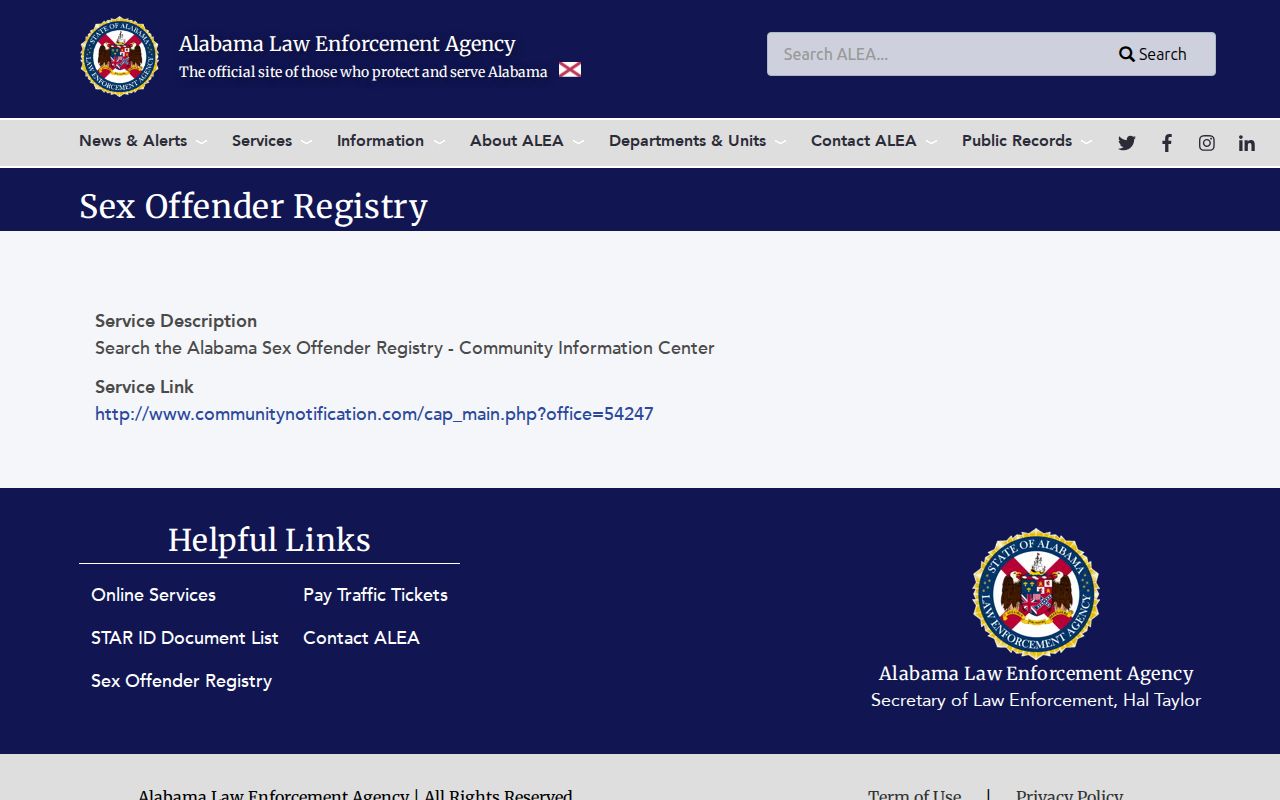 Clay County released inmate mugshot limit on ALEA registry
